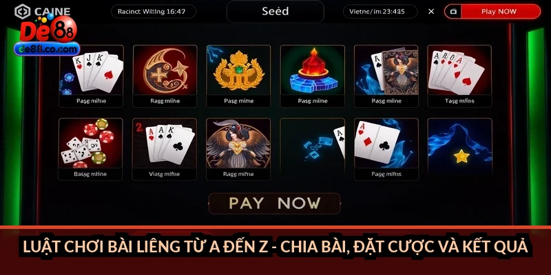 Bài liêng tại DE88: Luật chơi, cách tính điểm và chiến lược - sixon.live Bài liêng tại DE88: Luật chơi, cách tính điểm và chiến lược - sixon.live